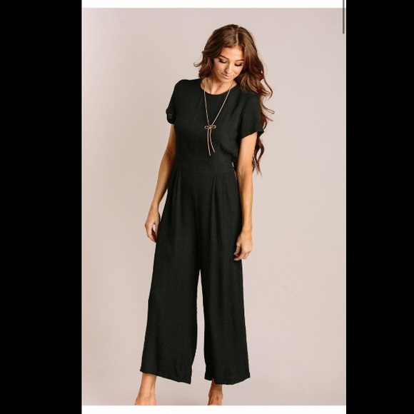 button back jumpsuit